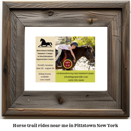 horse trail rides near me in Pittstown, New York